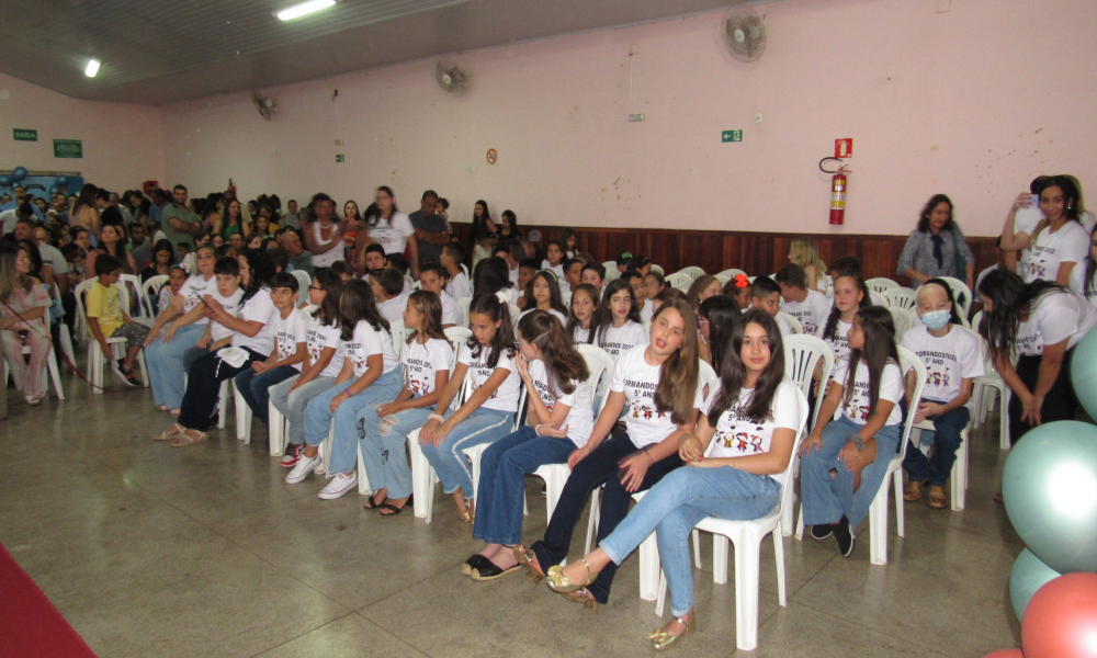 Formatura dos alunos do 5° ano do Ensino Fundamental