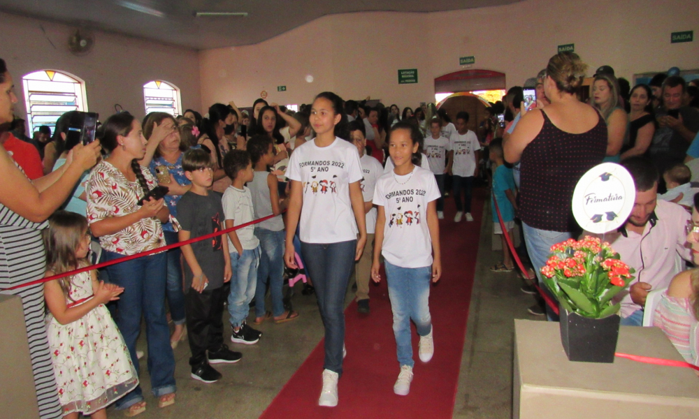 Formatura dos alunos do 5° ano do Ensino Fundamental