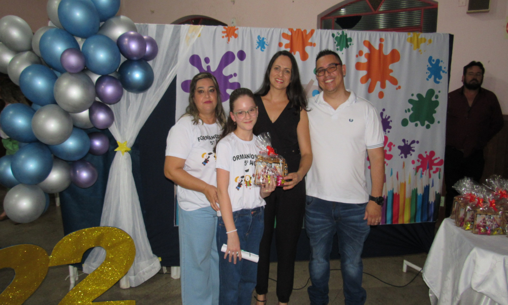 Formatura dos alunos do 5° ano do Ensino Fundamental