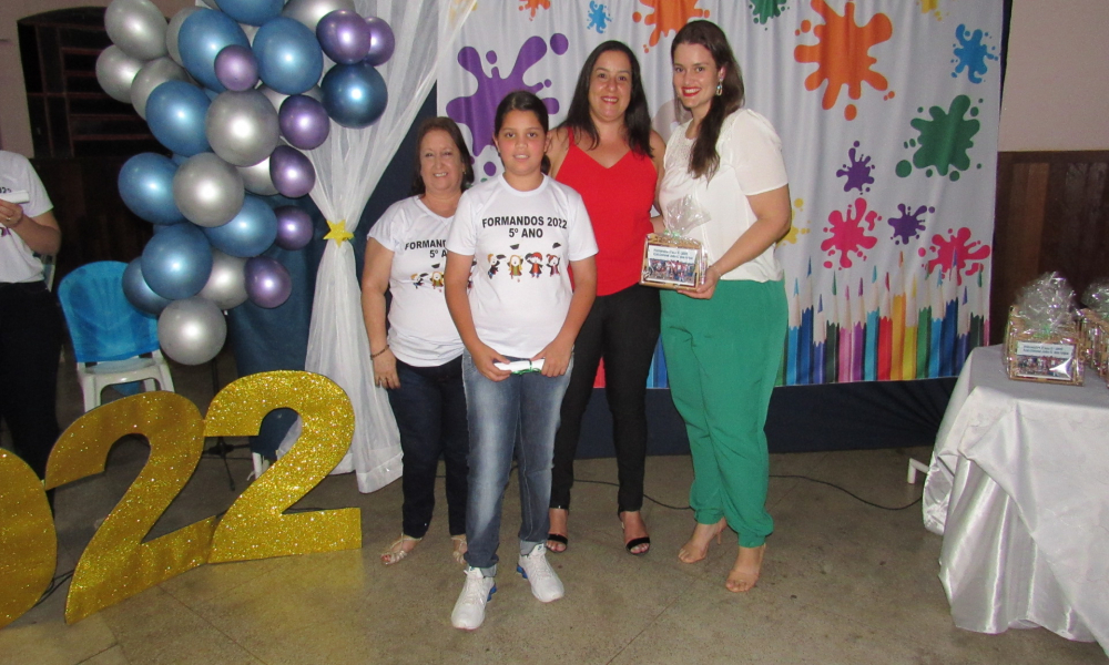 Formatura dos alunos do 5° ano do Ensino Fundamental