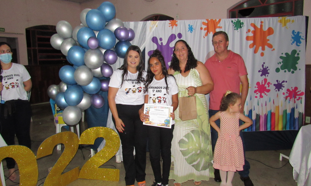 Formatura dos alunos do 5° ano do Ensino Fundamental