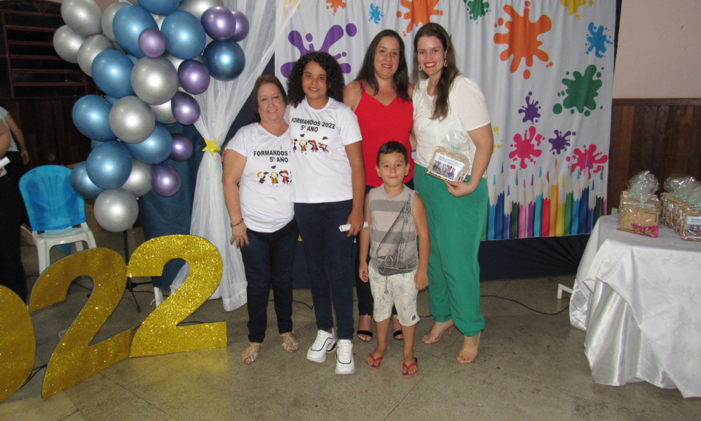 Formatura dos alunos do 5° ano do Ensino Fundamental