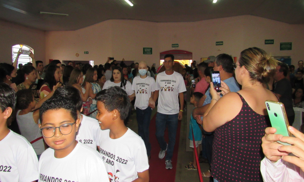 Formatura dos alunos do 5° ano do Ensino Fundamental