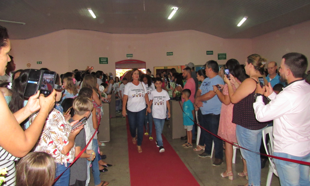 Formatura dos alunos do 5° ano do Ensino Fundamental