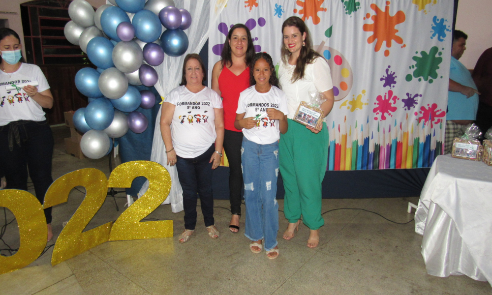 Formatura dos alunos do 5° ano do Ensino Fundamental