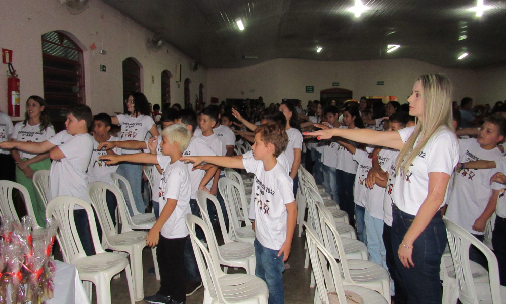 Formatura dos alunos do 5° ano do Ensino Fundamental