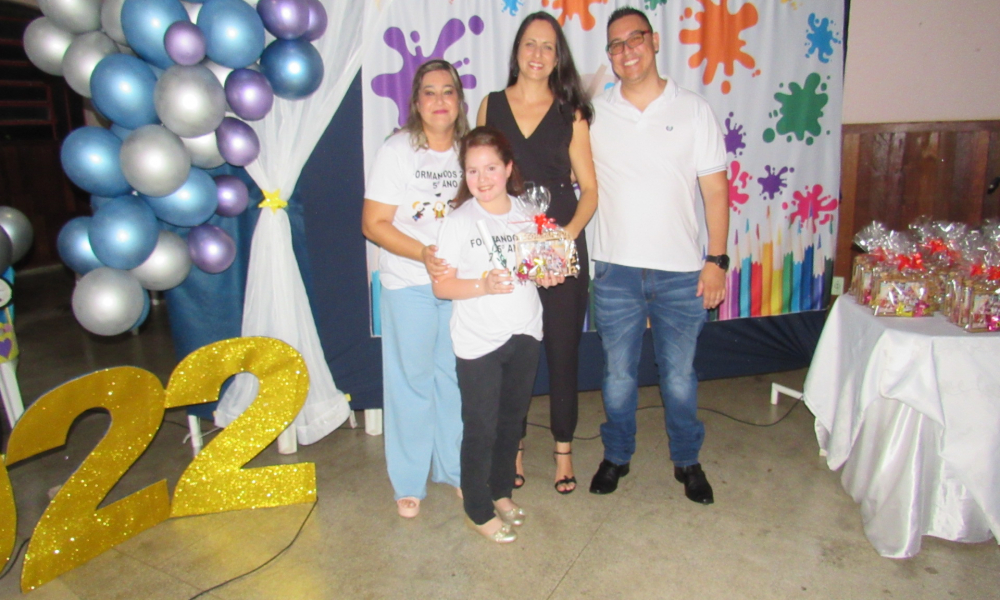 Formatura dos alunos do 5° ano do Ensino Fundamental