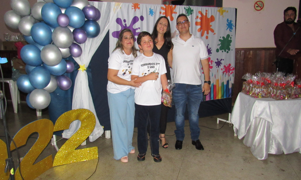 Formatura dos alunos do 5° ano do Ensino Fundamental