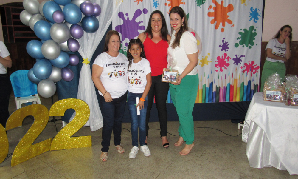 Formatura dos alunos do 5° ano do Ensino Fundamental