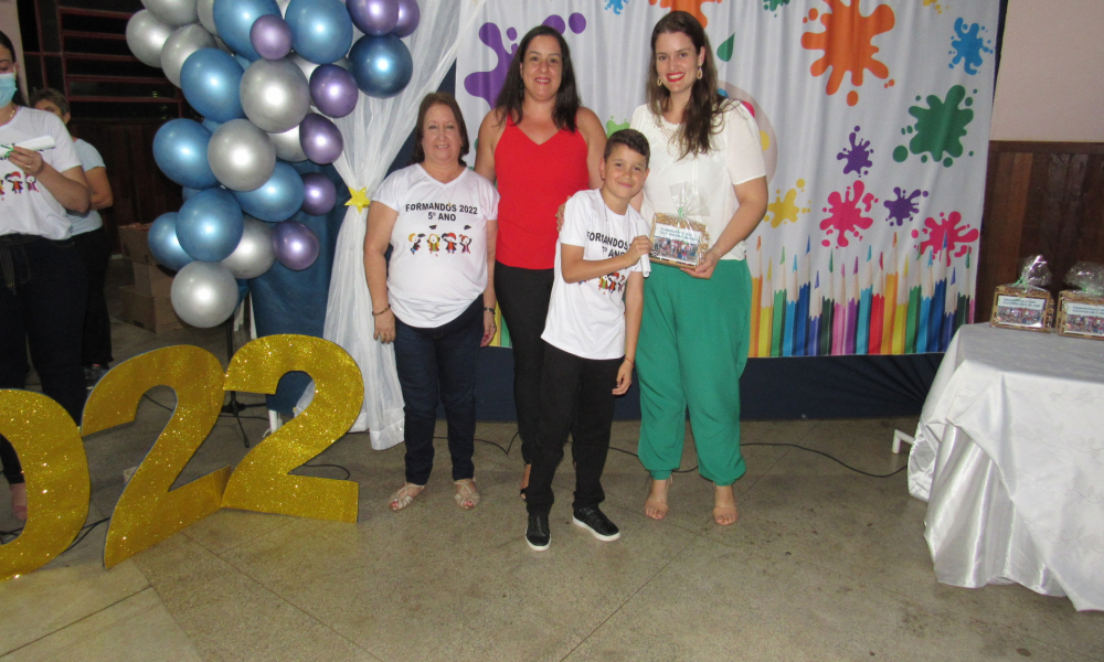 Formatura dos alunos do 5° ano do Ensino Fundamental