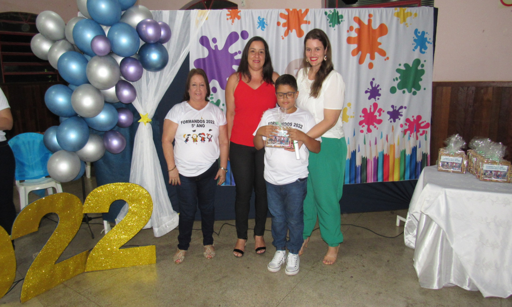 Formatura dos alunos do 5° ano do Ensino Fundamental