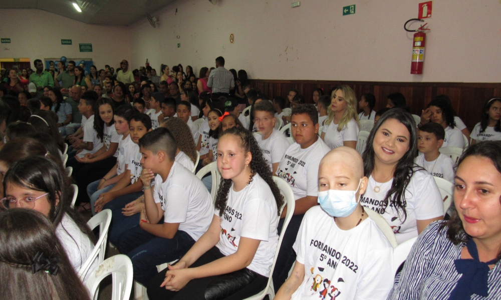 Formatura dos alunos do 5° ano do Ensino Fundamental