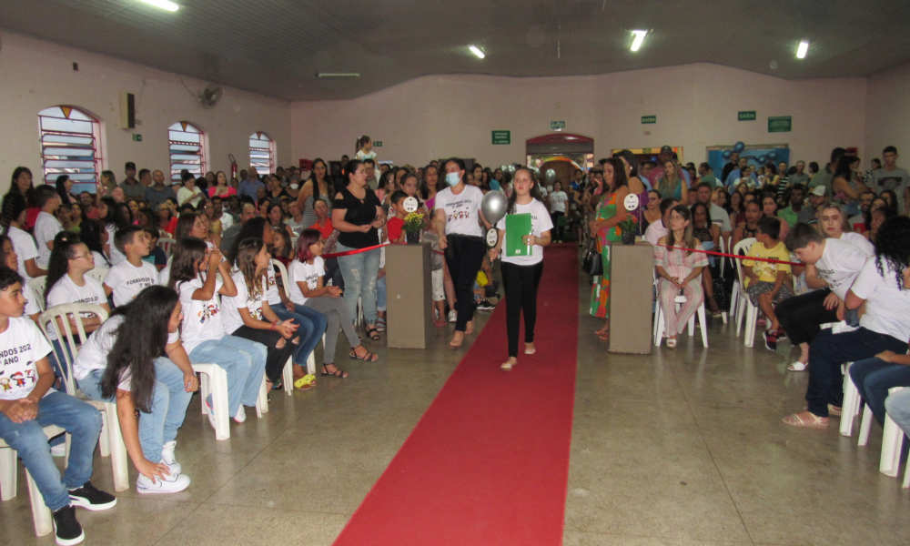 Formatura dos alunos do 5° ano do Ensino Fundamental