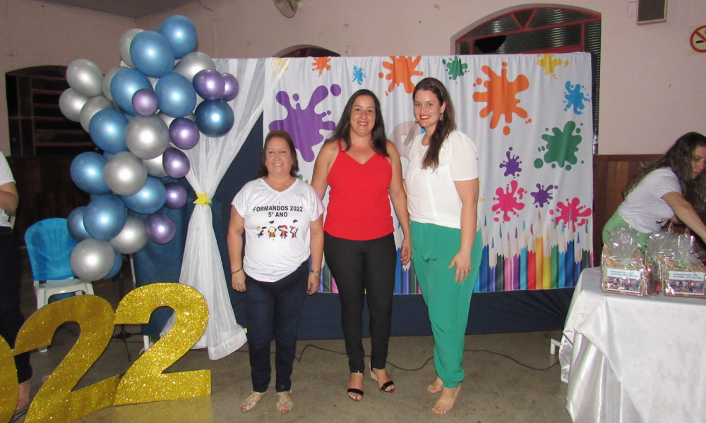 Formatura dos alunos do 5° ano do Ensino Fundamental