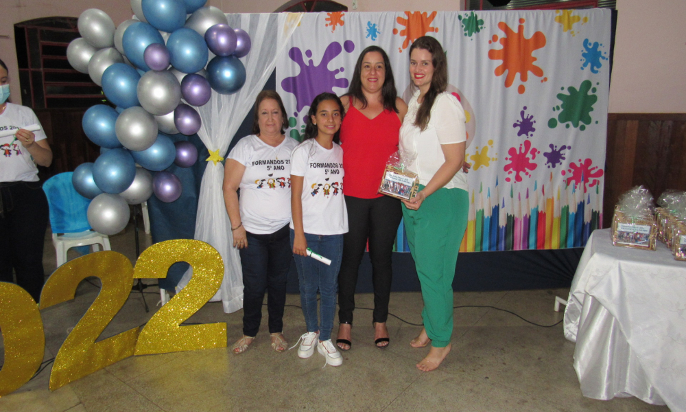 Formatura dos alunos do 5° ano do Ensino Fundamental