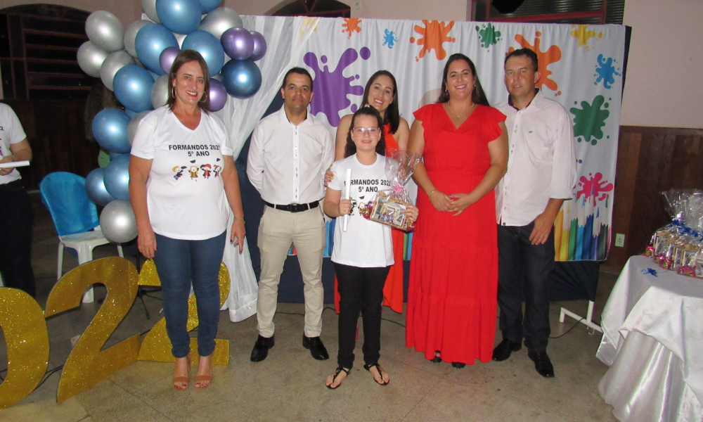 Formatura dos alunos do 5° ano do Ensino Fundamental