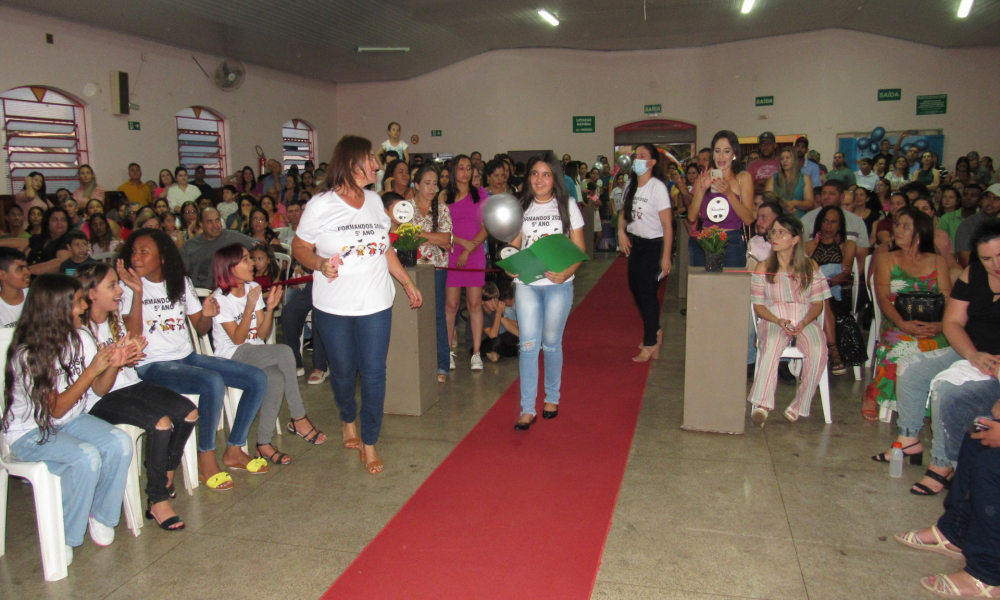 Formatura dos alunos do 5° ano do Ensino Fundamental