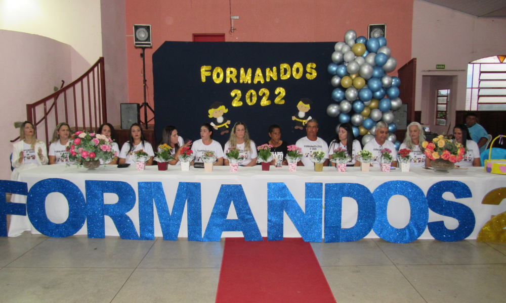 Formatura dos alunos do 5° ano do Ensino Fundamental