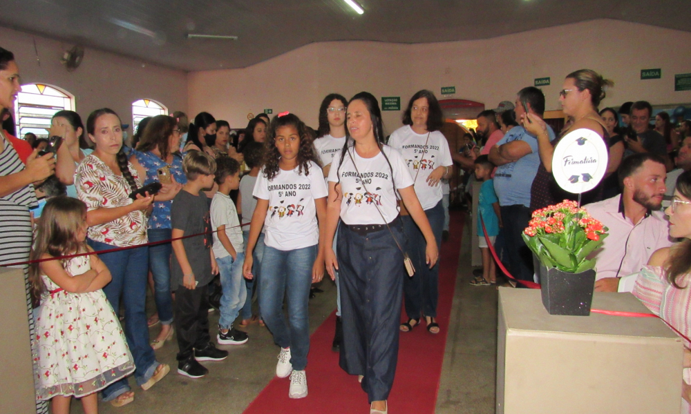 Formatura dos alunos do 5° ano do Ensino Fundamental