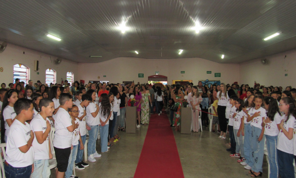 Formatura dos alunos do 5° ano do Ensino Fundamental