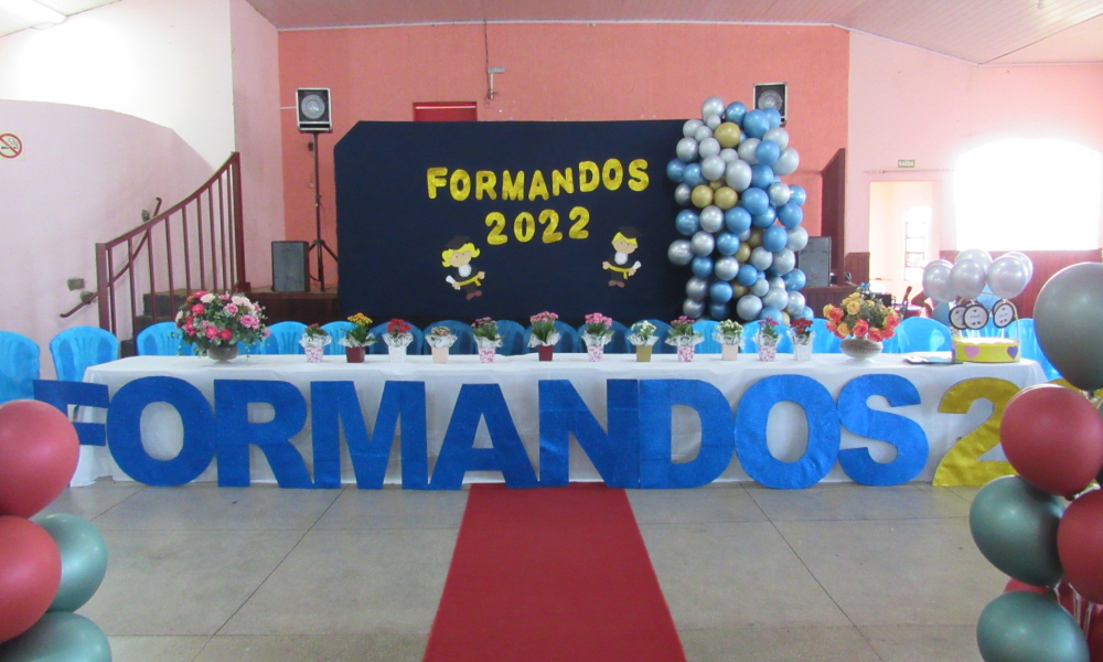 Formatura dos alunos do 5° ano do Ensino Fundamental