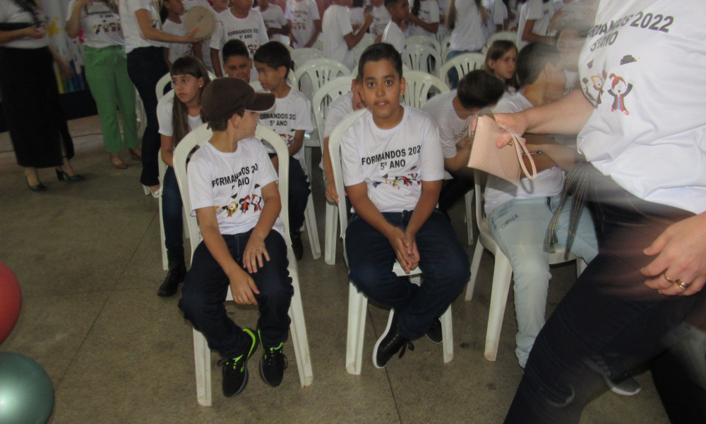 Formatura dos alunos do 5° ano do Ensino Fundamental