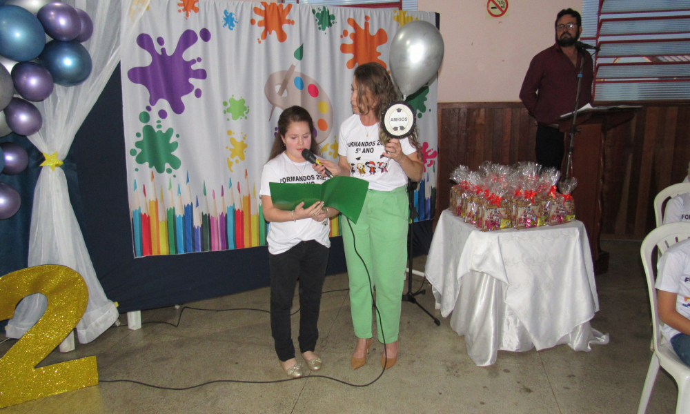 Formatura dos alunos do 5° ano do Ensino Fundamental