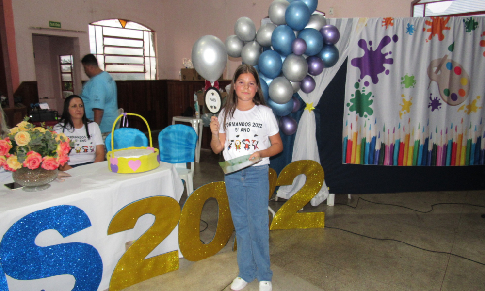 Formatura dos alunos do 5° ano do Ensino Fundamental