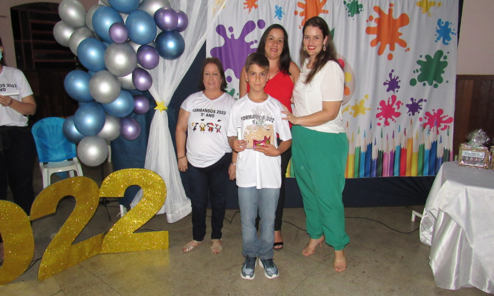 Formatura dos alunos do 5° ano do Ensino Fundamental