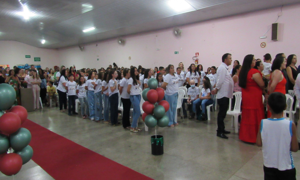 Formatura dos alunos do 5° ano do Ensino Fundamental