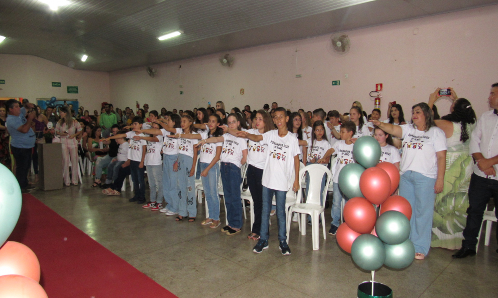 Formatura dos alunos do 5° ano do Ensino Fundamental