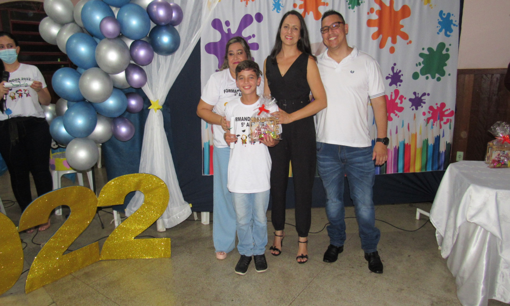 Formatura dos alunos do 5° ano do Ensino Fundamental