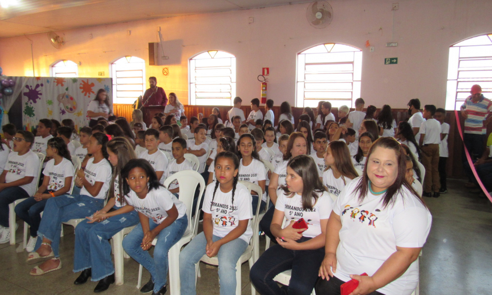 Formatura dos alunos do 5° ano do Ensino Fundamental