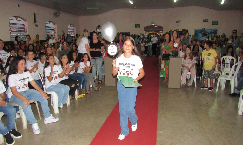 Formatura dos alunos do 5° ano do Ensino Fundamental