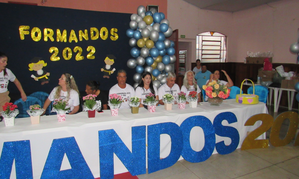 Formatura dos alunos do 5° ano do Ensino Fundamental