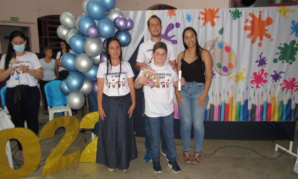 Formatura dos alunos do 5° ano do Ensino Fundamental