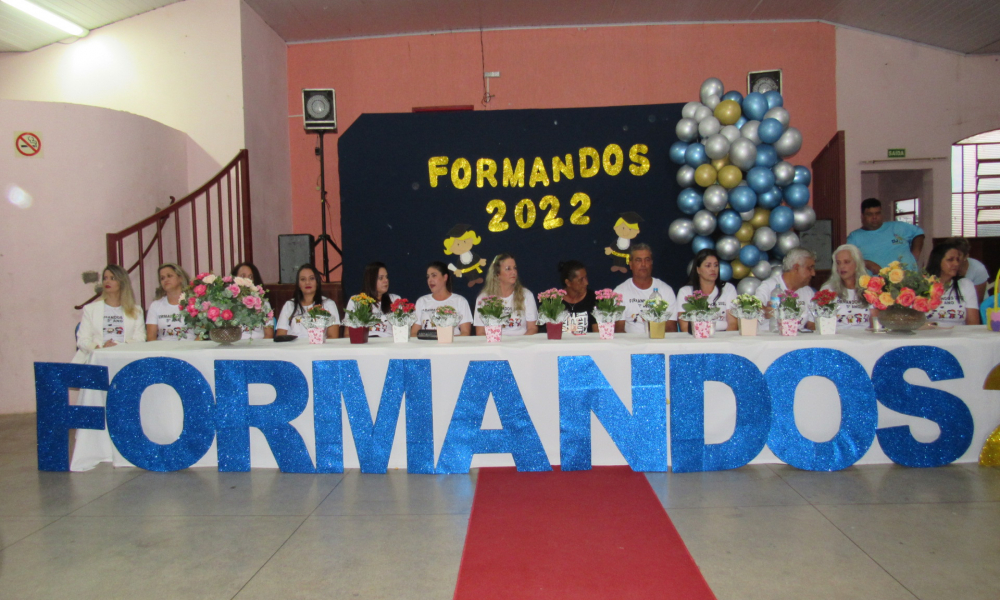 Formatura dos alunos do 5° ano do Ensino Fundamental