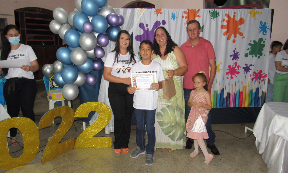 Formatura dos alunos do 5° ano do Ensino Fundamental